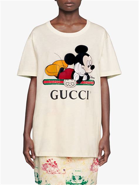 gucci mickey mouse t shirt original|Mickey Mouse wearing Gucci.